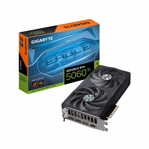 GIGABYTE GeForce RTX 5060 Ti EAGLE OC 8G Näytönohjain - 8GB GDDR7, 128bit, PCI-E 5.0, 2617MHz Core Clock, 3 x DisplayPort, 1 x HDMI, GV-N506TEAGLE OC-8GD