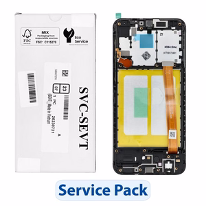 ServicePack LCD-näyttö SAMSUNG A20e A202F GH82-20186A