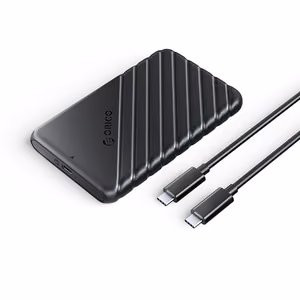 Orico 25PW1C-C3 2,5" HDD/SSD USB-C 3.1 6Gb/s levykotelo - musta