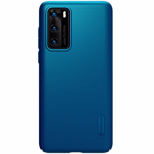 Nillkin Super Frosted Shield suojakuori laitteelle Huawei P40, riikinkukonsininen