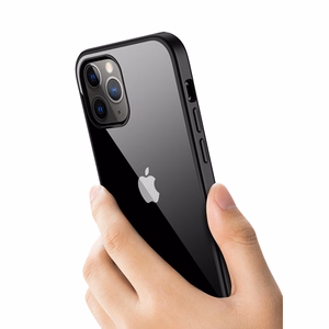 Crong Clear Cover suojakuori laitteelle iPhone 12 Pro Max, musta