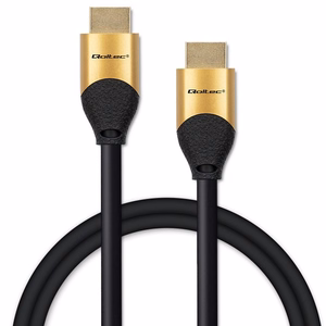 Qoltec 50355 – HDMI 2.1 Ultra High Speed -kaapeli, 8K 60 Hz, 28 AWG, kullanvärinen, 2 m