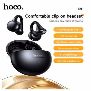 Hoco TWS EA8 -langattomat nappikuulokkeet, metallinmustat