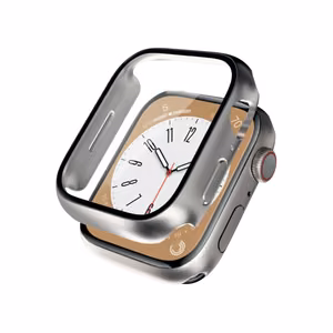 Crong Hybrid Watch Case suojakuori integroidulla lasilla Apple Watch 40 mm -kellolle, Starlight -värinen