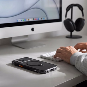 Tech-Protect MagAir Stand MagSafe CC  iPhone 18 Pro Max / 17 Pro Max kuori, mattamusta