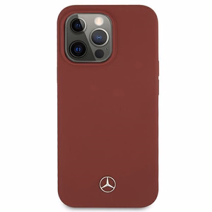 Mercedes Silicone Line kotelo iPhone 13 Pro Max - punainen