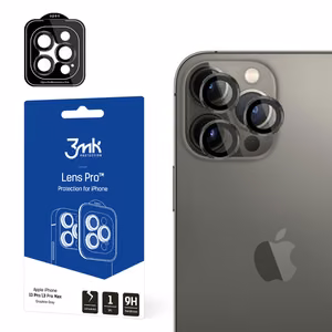 Karkaistu lasi kameraan 3mk Lens Pro Apple iPhone 13 Pro/13 Pro Max musta