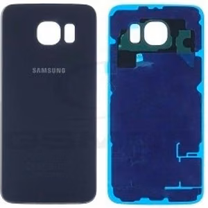 Takakuori Samsung G920F S6:lle Black Sapphire (ilman kameralasia) alkuperäinen (käytetty Grade B)