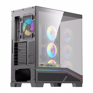DarkFlash K430 -tietokonekotelo + 6 tuuletinta (musta)
