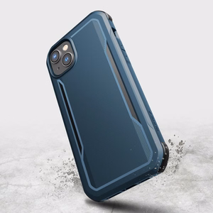 Raptic X-Doria Fort Case iPhone 14 Plus MagSafe panssaroitu sininen suojus