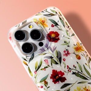 Glow Glam case for Motorola Moto G56 white