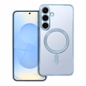Electro Mag Cover case for Samsung S25 Plus compatible with MagSafe blue