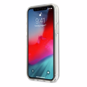 BMW Motorsport Tricolor Kotelo iPhone 12 Pro Max - läpinäkyvä - läpinäkyvä