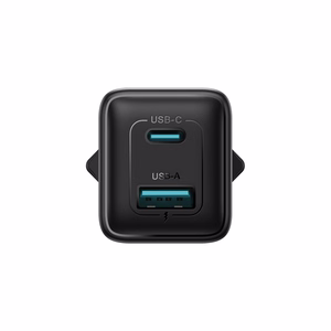 Joyroom JR-TG8 GaN 45W seinälaturi, USB-C + USB-A – väri: musta