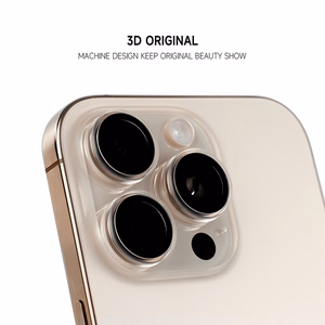 Tempered glass Tel Protect 3D Lens on camera for Iphone 13 Pro/13 Pro Max transparent (lens 3 pieces)