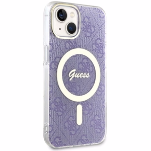 Guess GUHMP14MH4STU iPhone 14 Plus 6.7 violetti/violetti suojakuori 4G MagSafe