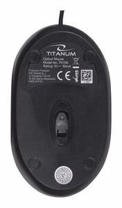 TITANUM TK106 näppäimistö hiiri mukana USB musta