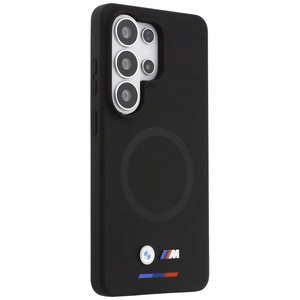 BMW M Silikoninen MagSafe Suojakuori Samsung Galaxy S26 Ultra:lle - musta