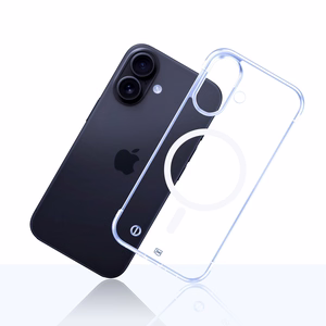 3mk Just20g MagCase Suojakuori iPhone 16 Plus:lle - läpinäkyvä