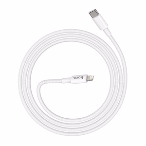 Hoco USB-C - Lightning -kaapeli PD 3A 20W 1 m X56 - valkoinen