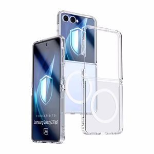 3mk Armor MagCase Samsung Galaxy Z Flip 7:lle - Läpinäkyvä