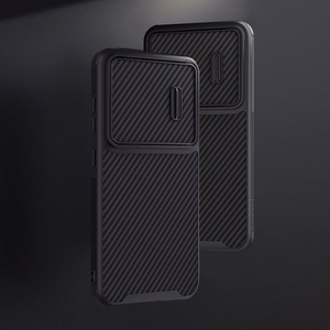 Nillkin Synthetic Fiber S suojakuori Samsung Galaxy S23+:lle kameransuojalla musta