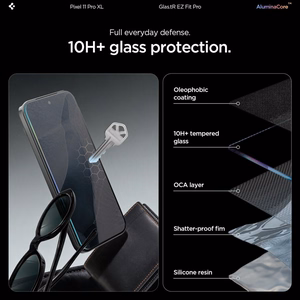 Spigen Glas.tR EZ Fit Pro AC 2-Pack -karkaistut suojalasit Google Pixel 11 Pro XL -puhelimelle (2 kpl)