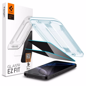 Spigen Glas.tR EZ Fit 2-Pack iPhone 16 Pro 6,3 yksityisyyssuoja
