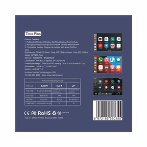 CARLINKIT langaton AI Box -sovitin Android 13 – 8GB+128GB alkuperäisille autoradioille CarPlay:lla, sininen