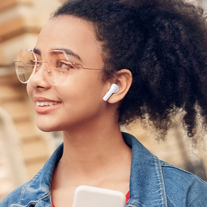 QCY T13 in-ear kuulokkeet ANC IPX5 Bluetooth 5.3 - valkoinen