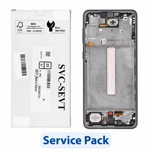 ServicePack LCD-näyttö SAMSUNG A33 5G A336B GH82-28143A musta
