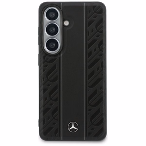Mercedes Laurel Leaves Vertical Stripes MagSafe suojakuori Samsung Galaxy S26:lle musta