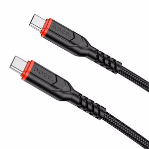 Hoco USB-C - USB-C -kaapeli PD QC 3A 60W 1 m X59 musta