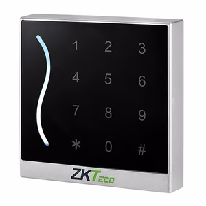 ZKTeco ProID30 13.56 MHz RFID card reader with touch keypad, Wiegand 26, IP65