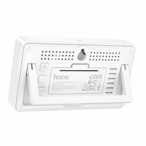 Electronic clock with hygrothermometer Hoco HX42 white