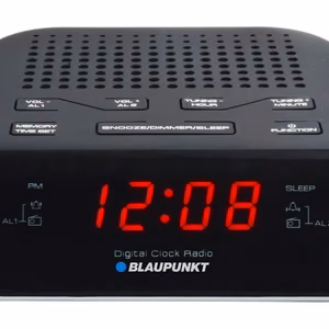 Blaupunkt CR5WH kelloradio musta,valkoinen