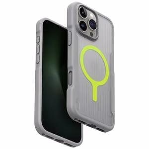 Uniq Combat Active Magclick Lataus Suojakuori iPhone 16 Pro Max:lle - Harmaa