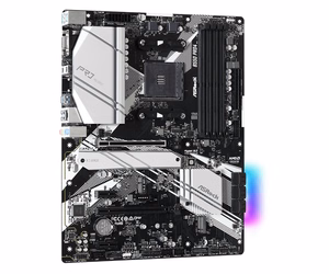 ASROCK AMD B550 SAM4 ATX 2xPCI-Express 3.0 1x 1xPCI-Express 3.0 16x 2xM.2 1xPCI-Express 4.0 16x Memory DDR4 Memory slots 4 1x15pin D-sub 1xHDMI 1xUSB type C 5xUSB 3.2 1xPS/2 1xRJ45 3xAudio port B550PRO4 (Mainboard)