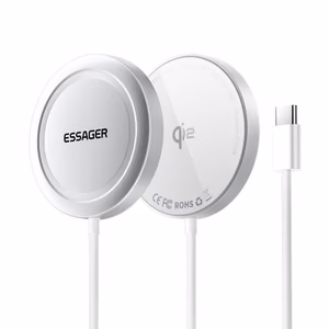 Langaton laturi Essager ES-WC11 Qi2 hopeinen 15W