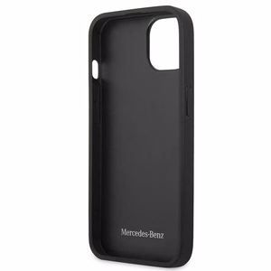Mercedes Nahkakotelo tähdet kuvio iPhone 13 mini - punainen