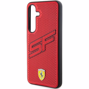 Ferrari Big SF perforoitu suojakuori Samsung Galaxy S24:lle - punainen