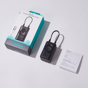 Joyroom JR-W13 5000mAh langaton virtapankki Apple Watchille + USB-C ja Lightning - musta