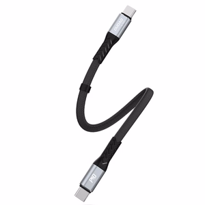 Dudao L10C USB-C - USB-C PD kaapeli 100W 5A 0.23m - musta