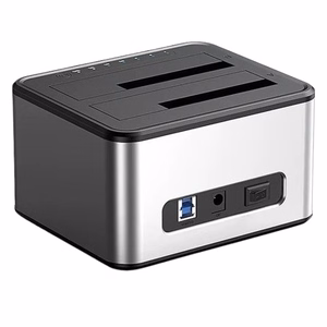 Kaksipaikkainen telakointiasema, 2,5"/3,5" SSD/HDD, USB-B
