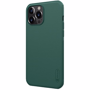 Nillkin Super Frosted Shield Pro suojakuori Apple iPhone 13 Pro Max -laitteelle, syvänvihreä