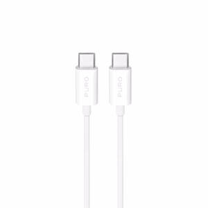 Puro TPE 25W USB-C - USB-C 3m kaapeli - Valkoinen
