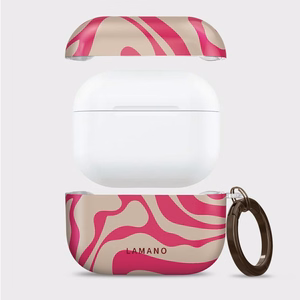 Lamano Tech-Protect Case for AirPods Pro 3 - Pink and Beige
