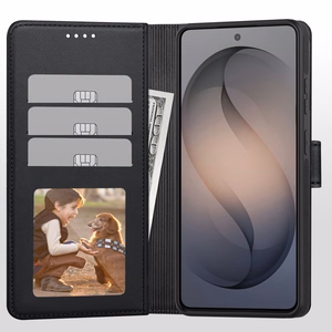Tech-Protect Wallet MagSafe -suojakuori Samsung Galaxy S26:lle - matta musta