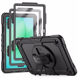 Tech-Protect Solid Suojakuori Samsung Galaxy Tab A9+ / A11+ Plus 11.0 X210 / X215 / X216 / X230 / X235 / X236:lle - Musta