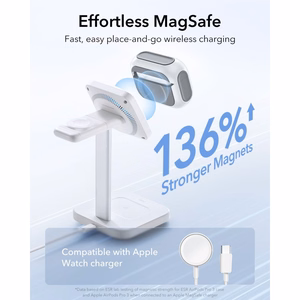 ESR Orbit HaloLock MagSafe case for AirPods Pro 3 - white